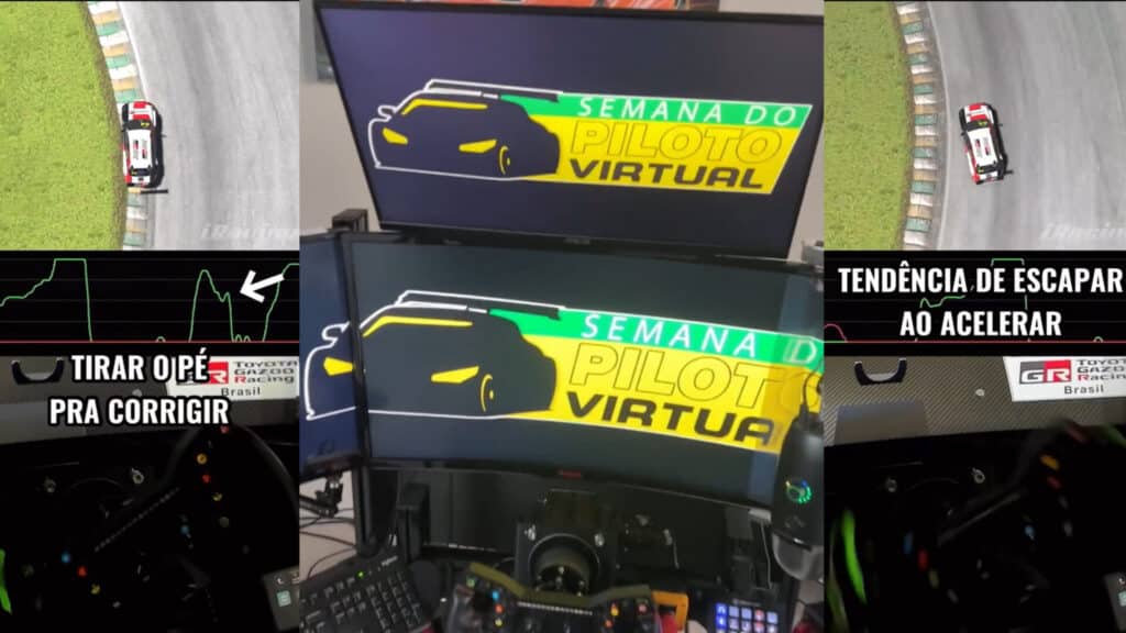 A Semana do Piloto Virtual é gratuita e antecede as inscrições para o curso online. Foto: Reprodução/ Montagem Instagram