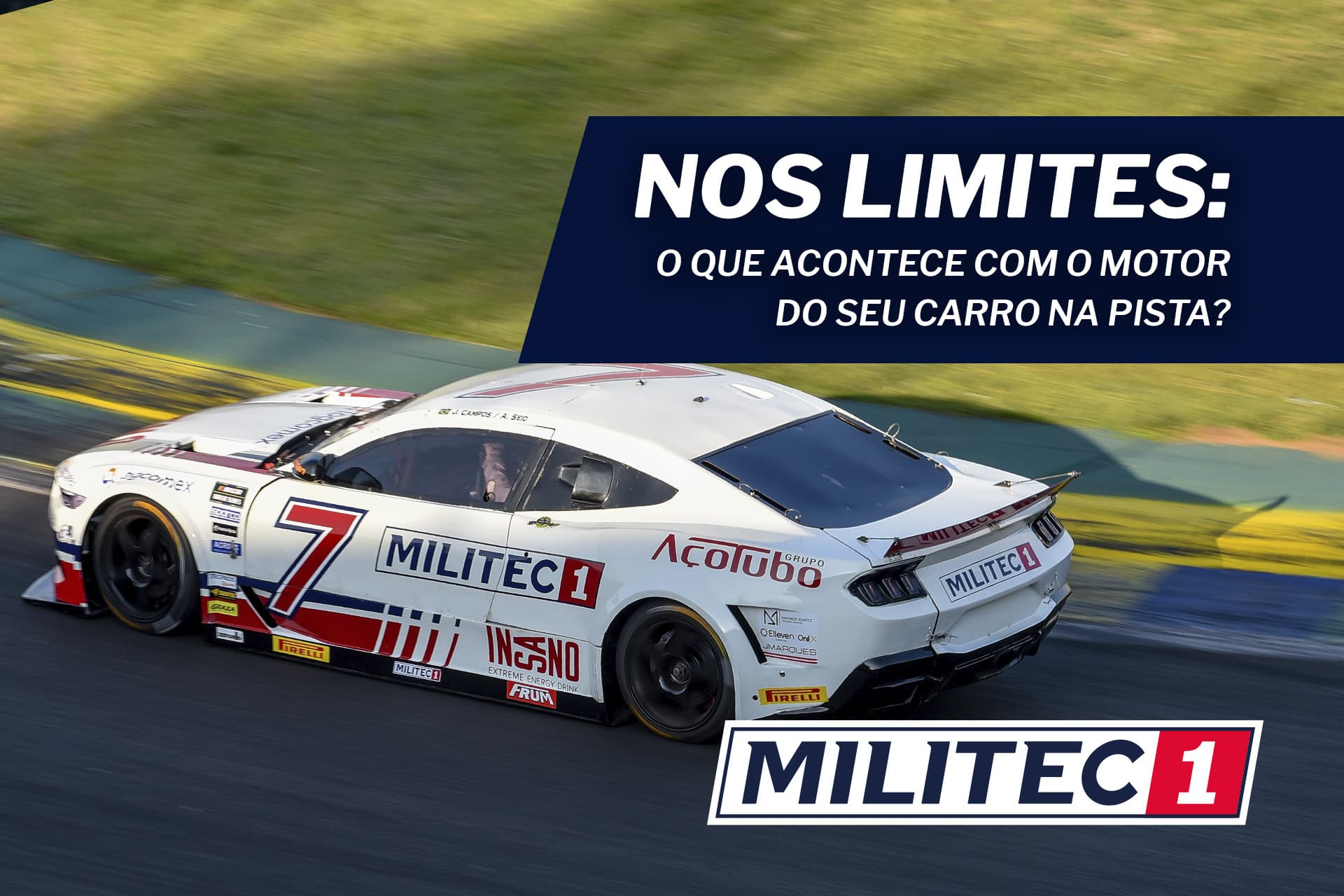 Carro da NASCAR Brasil patrocinado pela Militec Brasil